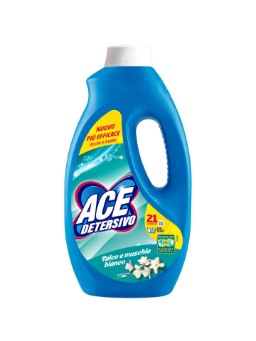 Detersivo Lavatrice Ace 21 Lavaggi Talco E Muschio 