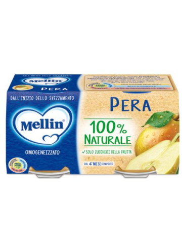 Mellin Omofrutta 2x100 Gr Pera