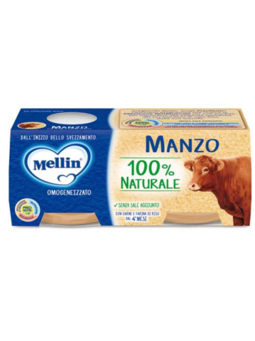 Mellin Omocarne 2x80 Gr Manzo