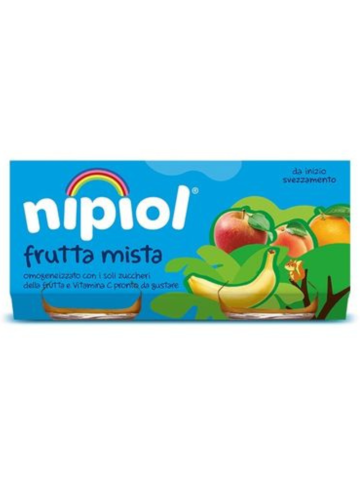 Nipiol Omofrutta Gr 80 X 2 Frutta mista