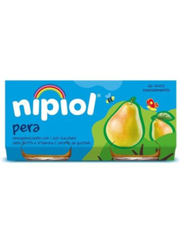 Nipiol Omofrutta Gr 80 X 2 Pera