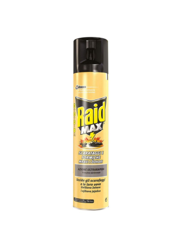 Insetticida Raid 300 Ml Scarafaggi E Formiche Spray 