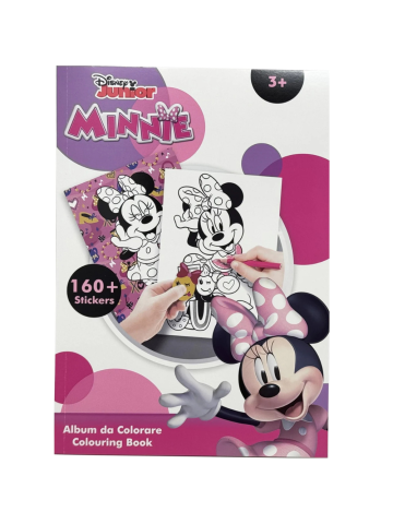 Album Da Colorare Con Stickers 31x23cm Minnie 