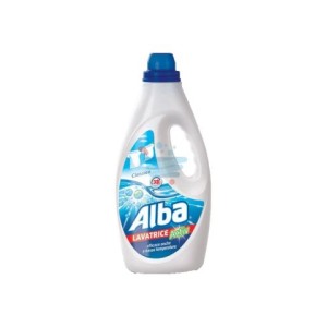 Detersivo Lavatrice Alba 33 Lavaggi 1850ml Iris E Fiori Bianchi
