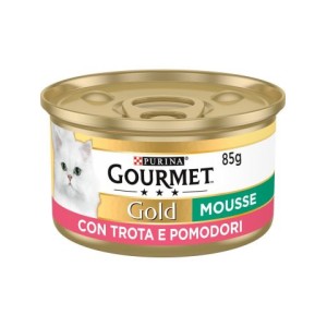 Cibo Gatti Gourmet Gold 85G Mousse Manzo