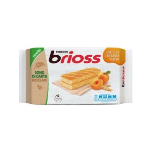 Merenda Kinder Brioss 10Pz 280Gr Albicocca E Cereali