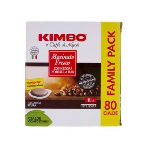 Cialde Caffe' Kimbo 80Pz Macinato Fresco