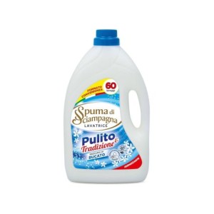 Spuma Di Sciampagna Detersivo Lavatrice Liquido Marsiglia 60 Lavaggi - 3000 ml