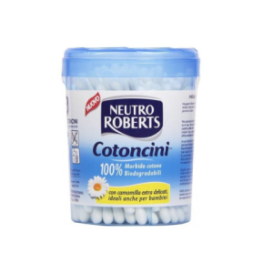 Cotton Fioc Neutro Roberts 100Pz Camomilla