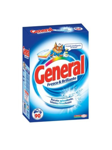 Detersivo Lavatrice General 54 Lavaggi 3Kg Polvere
