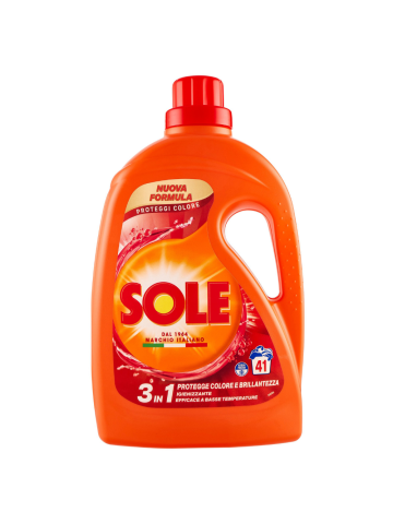 Detersivo Lavatrice Sole 41 Misurini Colorati