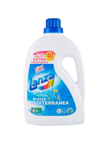 Detersivo Lavatrice Lanza 40lavaggi Brezza Mediterranea