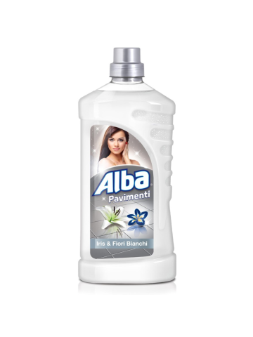 Lavapavimenti Alba 1Lt Iris E Fiori Bianchi