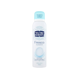 Deodorante Neutro Roberts 150Ml Spray Fresco Azzurro