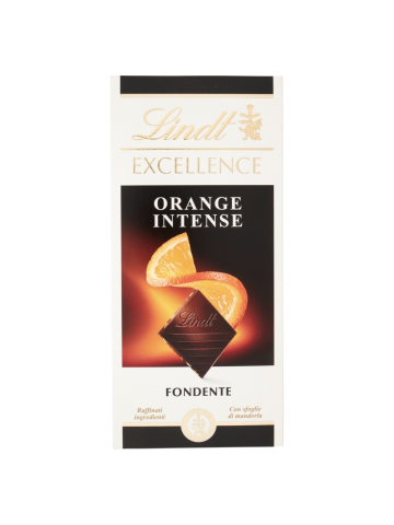 Tavoletta Lindt Exc 100g Fondente Arancia