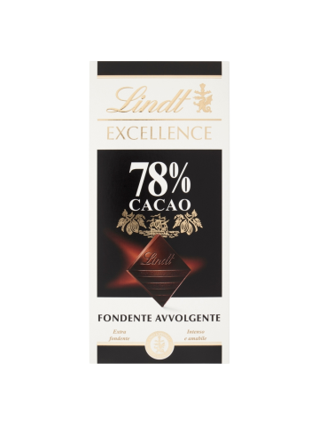 Tavoletta Lindt Exc 78% 100gr Cioccolato Fondente