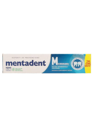 Dentifricio Mentadent 75ml Microgranuli