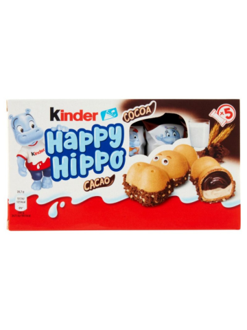 Kinder Happy Hippo T5 5X20,7G Cacao