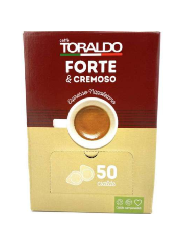Cialde Caffe' Toraldo 50Pz Forte E Cremoso