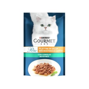 Cibo Gatti Gourmet Perle 85Gr Coniglio