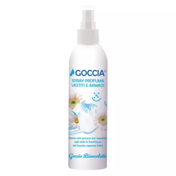 Goccia Spray Profuma Vestiti Biancolatte