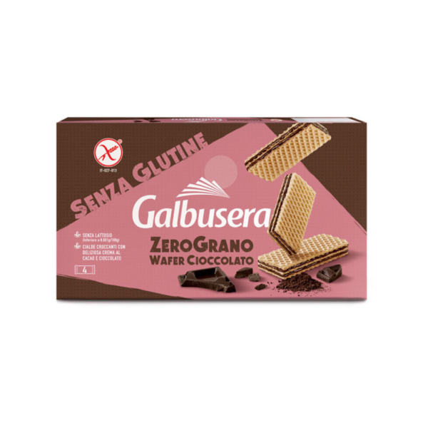Wafer Galbusera Zerograno 180g Cioccolato