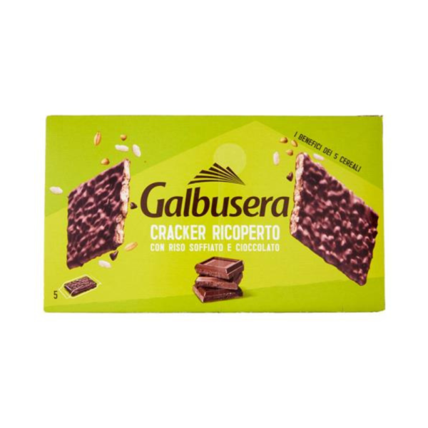 Crackers Galbusera 150g Ricoperto Con Riso Soffiato E Cioccolato