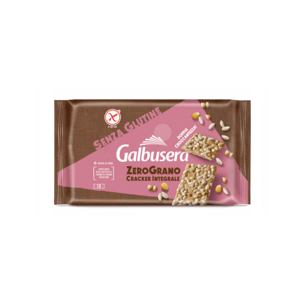 Crackers Galbusera Zerograno 360g Integrale