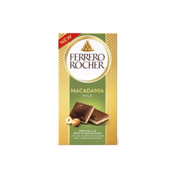 Ferrero tavoletta rocher gr90 macadamia