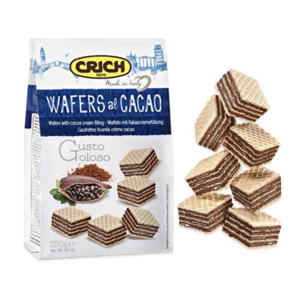 Crich wafer gr 250 cacao