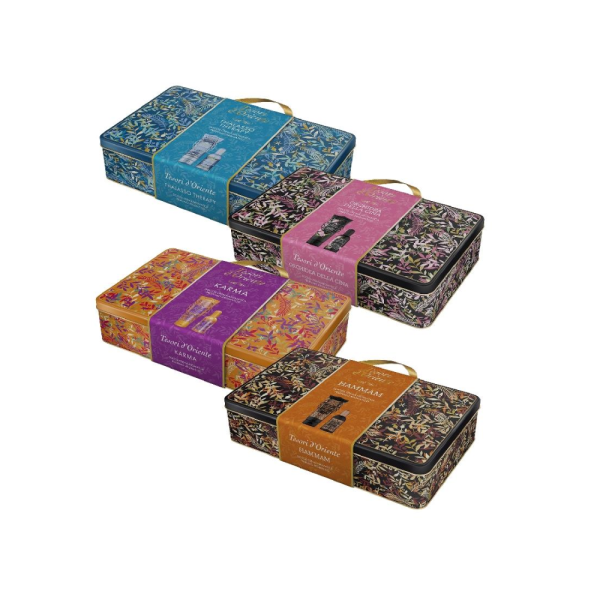 Confezione regalo tesori d'oriente valigetta metallo