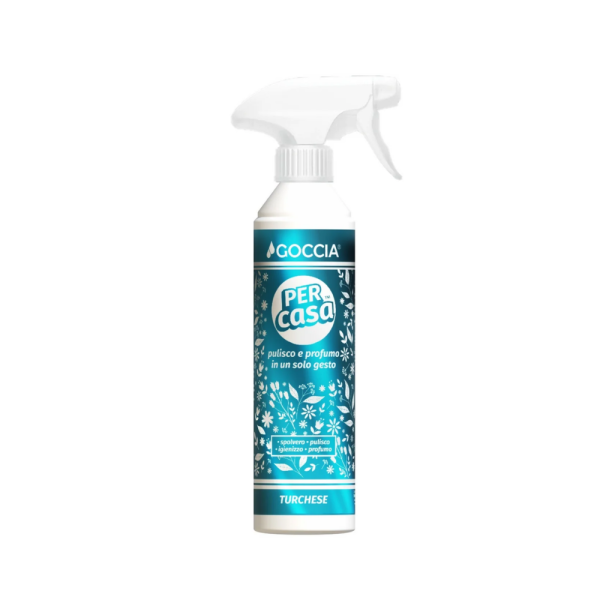 Pulitore Multiuso Spray - Per Casa - Goccia - Turchese - 500ml