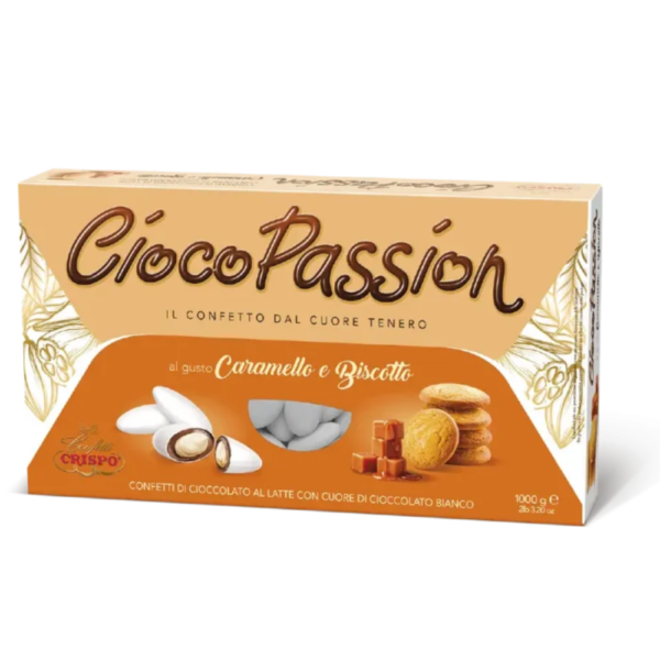 Confetti Crispo 1Kg Ciocopassion Caramello e Biscotto