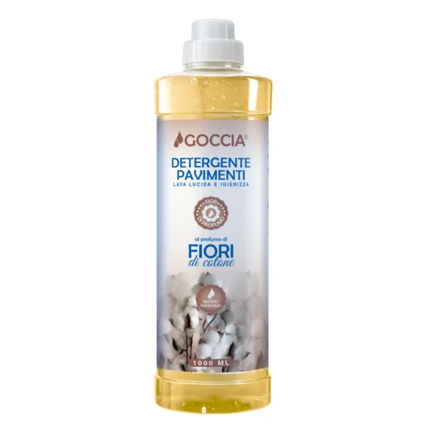Detergente Pavimenti - Goccia - 1lt - Cotone
