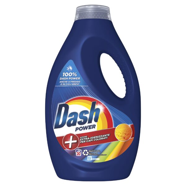 Dash Detersivo Liquido Power Extra Igienizzante 20 Lavaggi